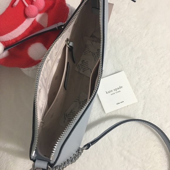 Kate Spade Sawyer Street Declan Leather Rainy Blue - Picture 5 of 8